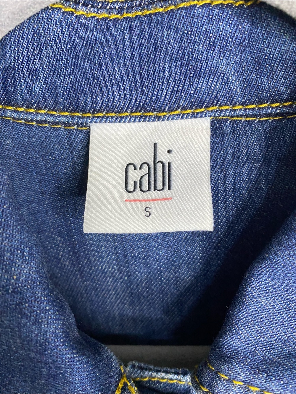 Cabi Dakota denim jacket with lace trim - Picture 6 of 6